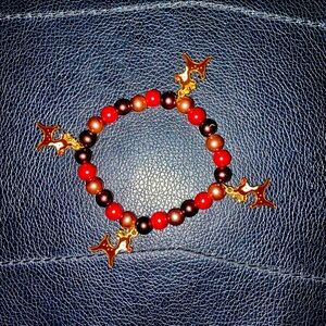 REINDEER BEADED BRACELET